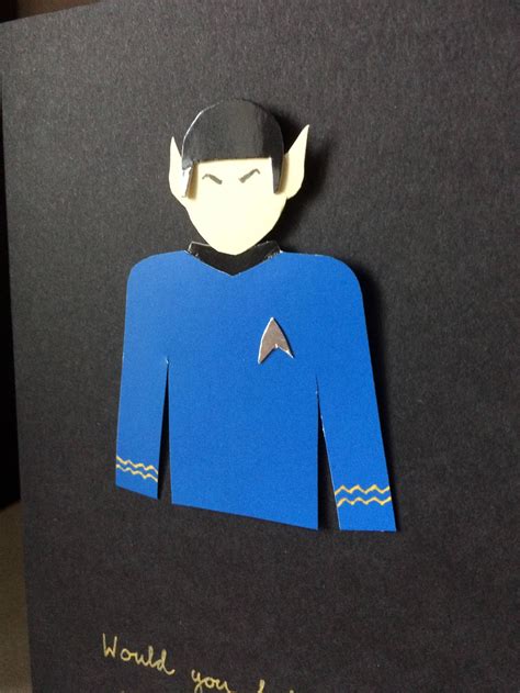 Star Trek Valentines Card Star Trek Greetings Card Etsy