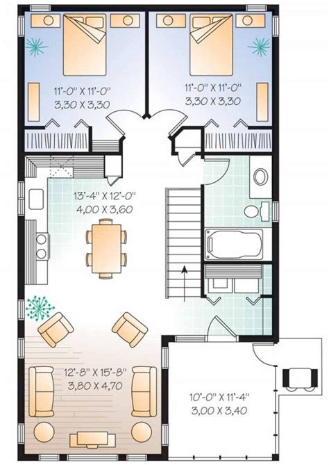 2 Story Apartment Floor Plans Mountain Vacation Home