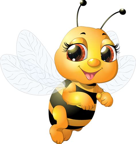 Bee Beauty Royalty Free Clip Art Cute Bee Png Download 775823