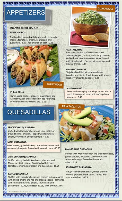 Ziyaretçilerin bütün fotoğraflarını ve tavsiyelerini gör. Mexican Food Menu | Fairhaven, MA | Frontera Grill Mexican ...