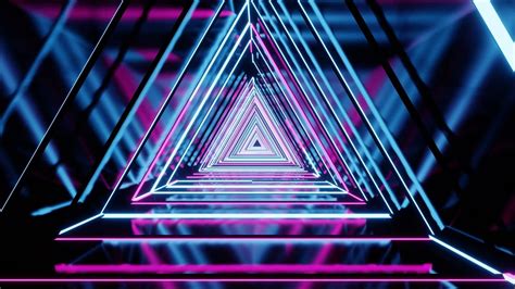 vj loops neon abstract background video 4k vj loop 4k free colorful triangle background