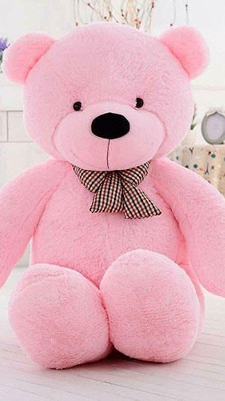 Cute Teddy Soft Pink Wallpaper Download Mobcup
