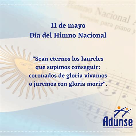 11 De Mayo DÍa Del Himno Nacional Adunse