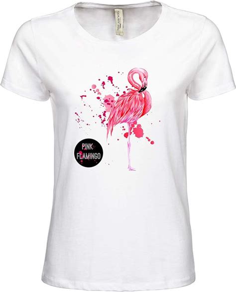 Pink Flamingo Damen T Shirt El01