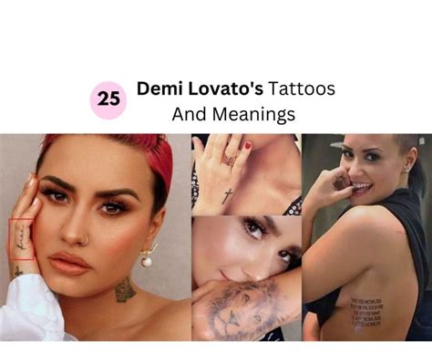 All 25 Demi Lavatos Tattoos With Meaning 2023 Fabbon