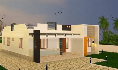 Affordable basic 3bhk home design at 1300 sq.ft. 1223 Square Feet 3 BHK Modern Single Floor House and Plan ...