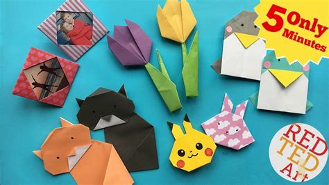 Best 5 Minute Crafts 5 Quick And Easy Origami Projects Easy Origami Diys