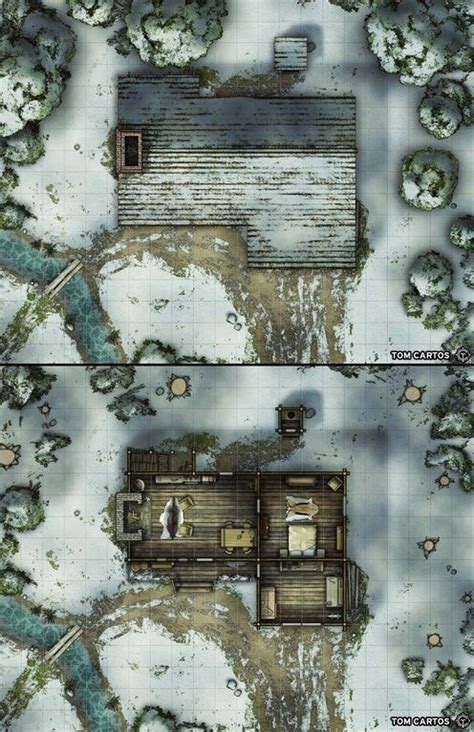 Winter Cabin X Tabletopcreations In Dnd World Map
