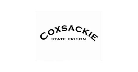 Coxsackie State Prison Logo Postcard Zazzle