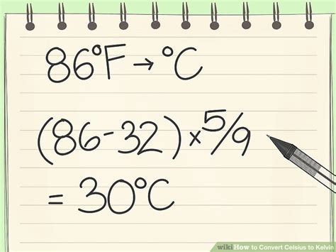 The temperature conversion formula for the kelvin to celsius conversion is shown below if you need to do the calculation by hand or need to know the correct formula. How to Convert Celsius to Kelvin: 10 Steps (with Pictures)