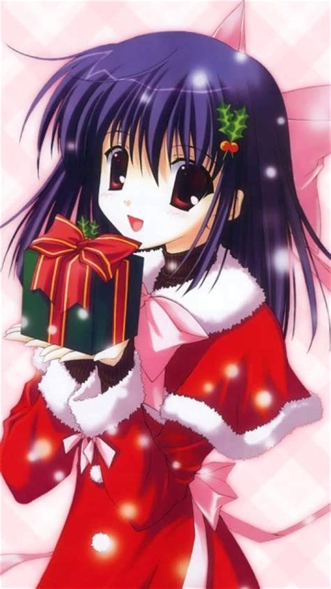 Christmas Anime Wallpapernokia 5250 Wallpaper360×640 Kawaii Mobile