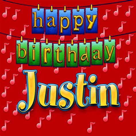 Happy Birthday Justin Personalized By Ingrid Dumosch