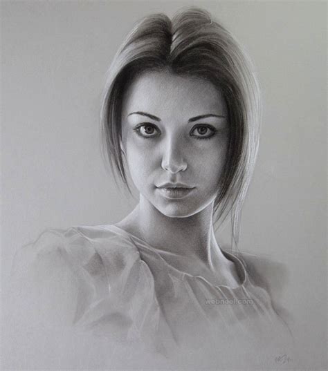 40 Beautiful And Realistic Portrait Drawings For Your Inspiration