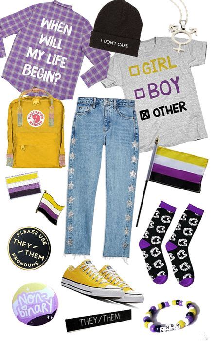 nonbinary finery outfit shoplook lgbtq outfit pride outfit lgbt clothes