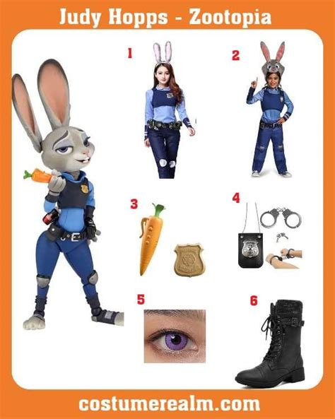 Judy Hopps Costume Guide Dress Like Zootopias Hero