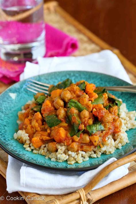 Slow Cooker Vegetable Curry Recipe With Sweet Potato