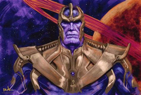 Thanos Fan Art By Rene Arreola