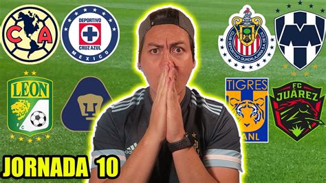 Todo comenzará con el enfrentamiento entre mazatlán y pachuca de este viernes 30 de julio a las 19:00 horas. ¡MIS PREDICCIONES JORNADA 10 LIGA MX! - YouTube