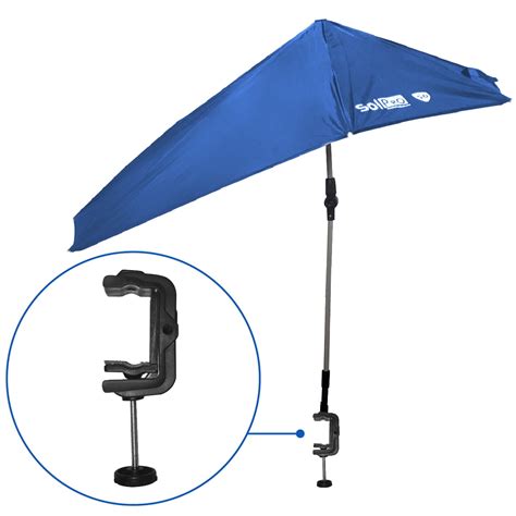 Solpro Clamp On Shade Umbrella 4 Way Clamp Umbrella With 360 Degree