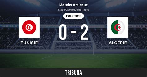 Tunisie Vs Algerie 11 Juin Tunisia Vs Algeria Football Match Summary