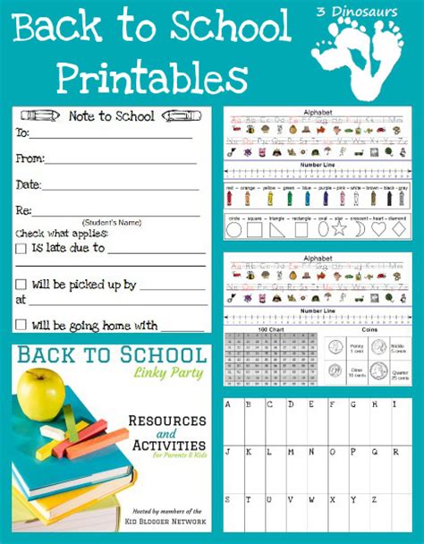 Free Back To School Printables Free Homeschool Deals