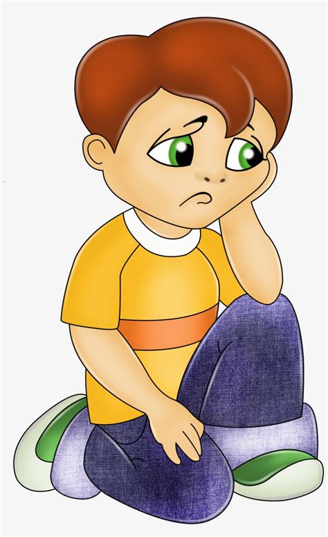 Boy Sad Cartoon