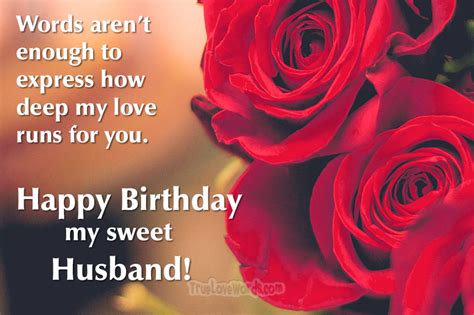 65 Birthday Wishes For Husband True Love Words