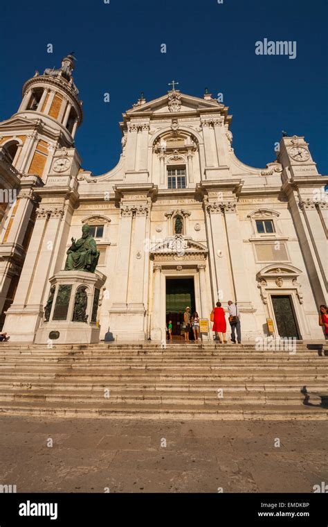 Shrine Of Our Lady Of Loreto Loreto Ancona Marche Italy Stock