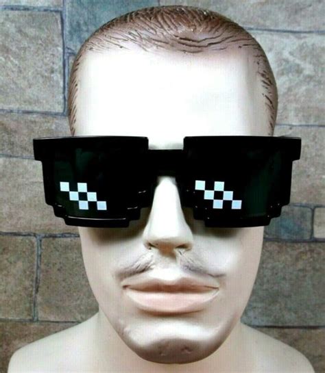Thug Life Unisex Sunglasses Deal With It Attitude 8 Bit Pixel Meme Gangsta New Ebay