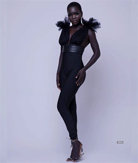 Sudanese Model Nyakim Gatwech Dubbed As ‘queen Of The Dark Becomes The