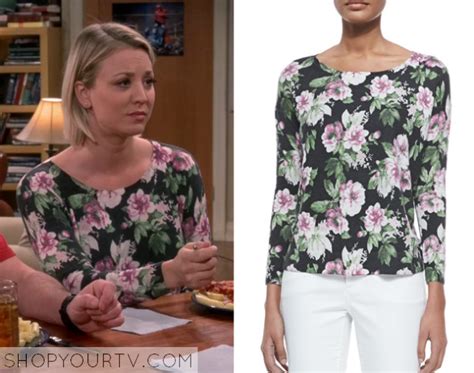 Big Bang Theory Season 9 Episode 11 Pennys Floral Print Long Sleeve