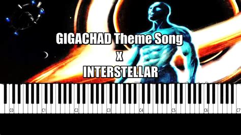 Gigachad Theme Song X Interstellar Can You Feel My Heart Epic Piano Tutorial Youtube