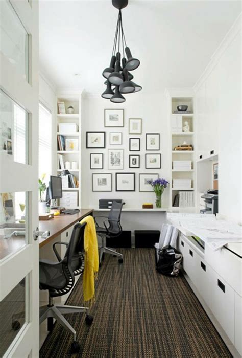 Small Home Office Room With Wall System Ideas