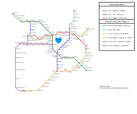 Hyderabad New Metro Map