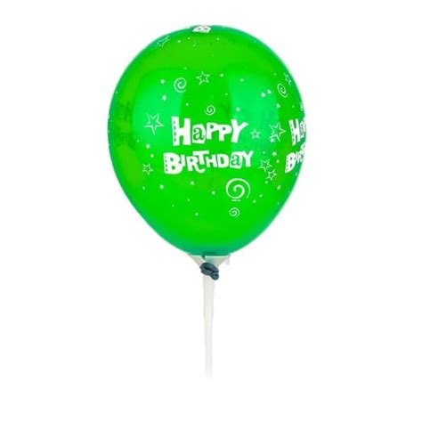 Green Happy Birthday Balloon Hampers Galore