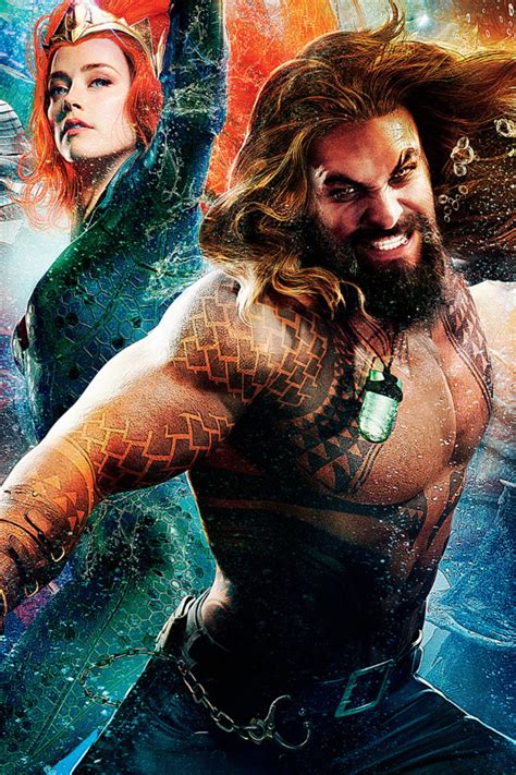 640x960 Resolution Amber Heard As Mera And Jason Momoa As Aquaman