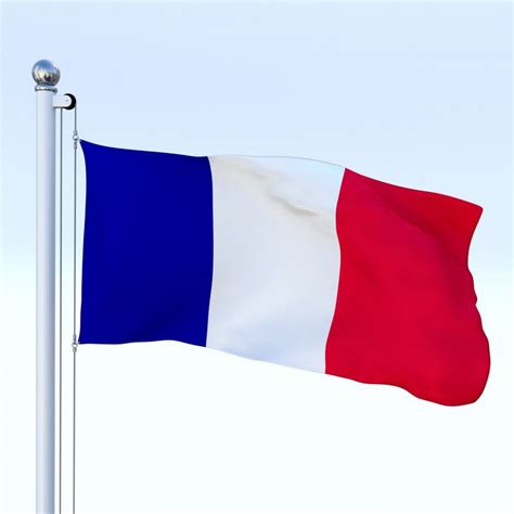 The flag of france , also known as the french tricolour or simply the tricolour, consists of three vertical stripes of blue, white and red. Animated France Flag #Animated, #France, #Flag | France ...