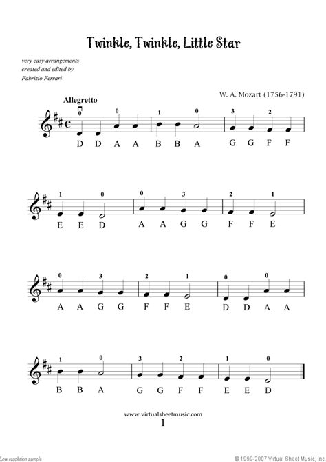 Very Easy Collection Part I Sheet Music For Violin Solo Pdf