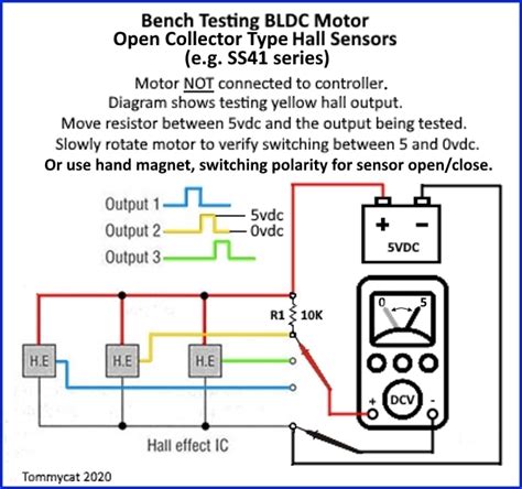 Testing Bldc Motors Phase Wiring Hall Sensors And Wiring