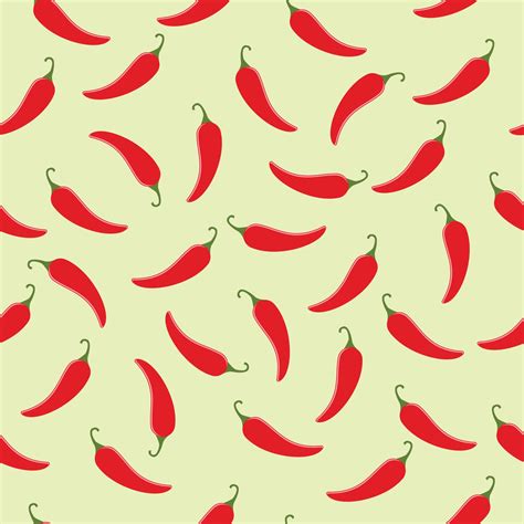 Red Chili Pepper Seamless Background Pattern 2897706 Vector Art At Vecteezy