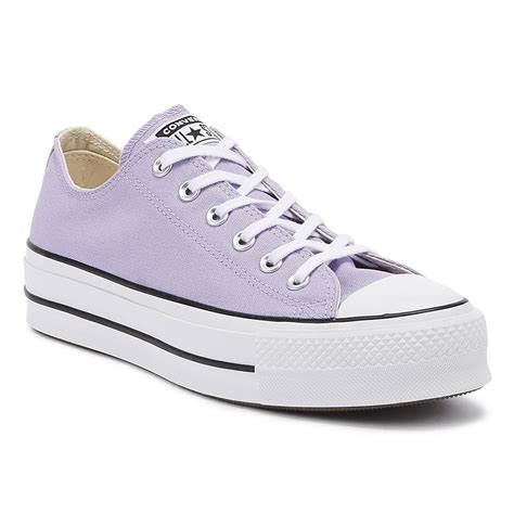 Converse Canvas Chuck Taylor All Star Lift Womens Washed Lilac Ox