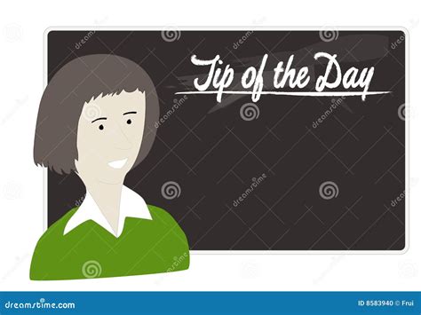 Tip Of The Day Stock Vector Illustration Of Women Learn 8583940