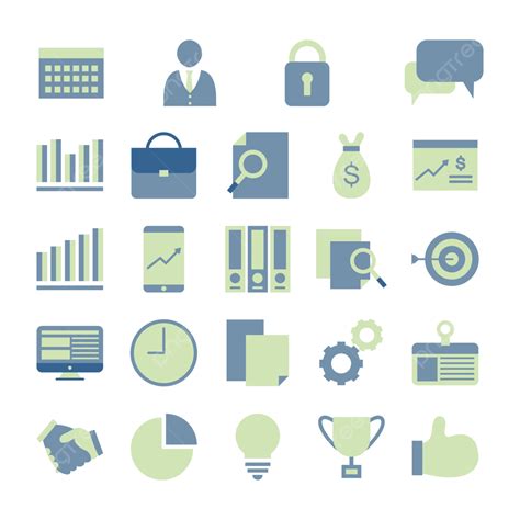 Business Character Set Vector Hd Png Images Business Icon Set