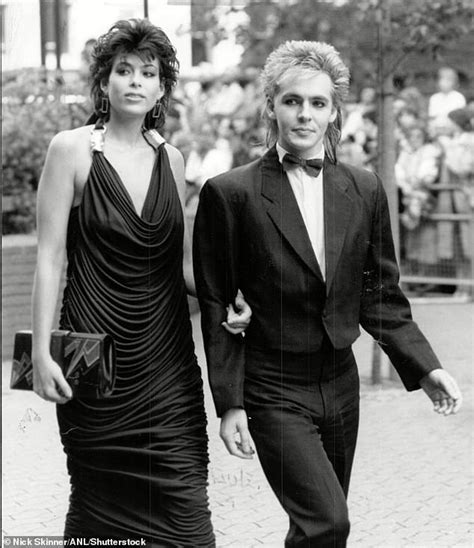 Duran Duran Star Nick Rhodes 61 Steps Out With His Girlfriend