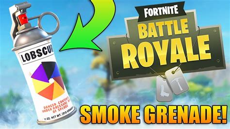 Fortnite Battle Royale New Update Smoke Grenades Fortnite Battle