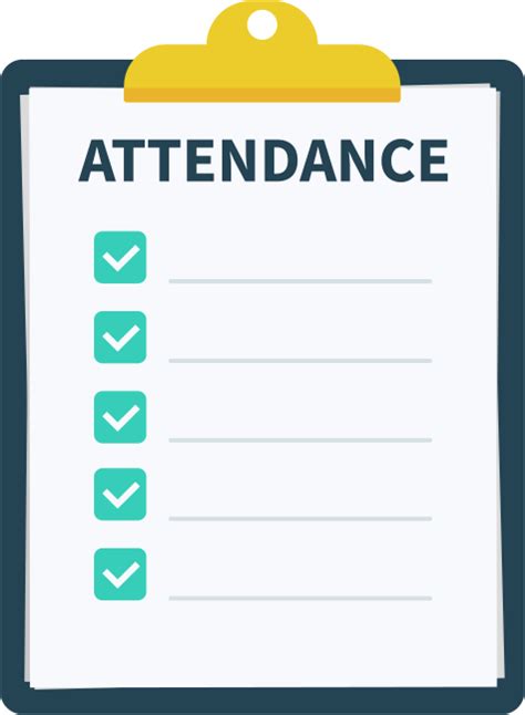 Attendance Clipart Animated Attendance Animated Trans