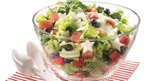 Red White And Blueberry Salad Recipe From