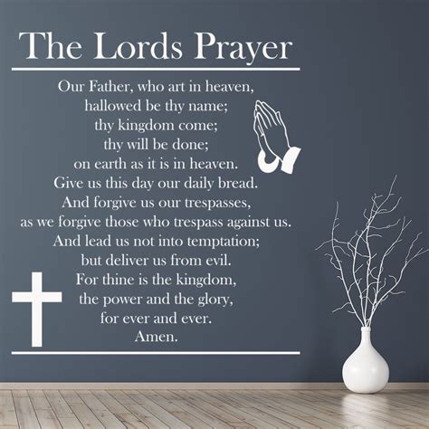 The Lords Prayer Is The Perfect Prayer Bible Printabl