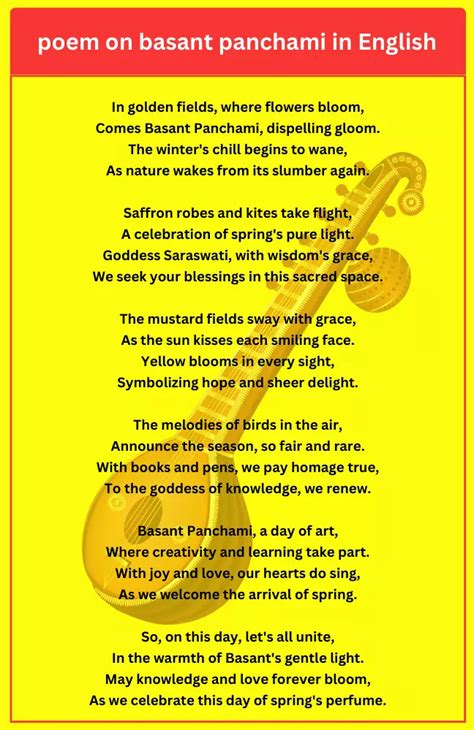 Top 13 Best Poem On Basant Panchami In English