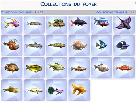 Les Sims 4 Collection De Poissons Game Guide